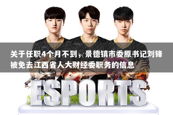 关于任职4个月不到，景德镇市委原书记刘锋被免去江西省人大财经委职务的信息