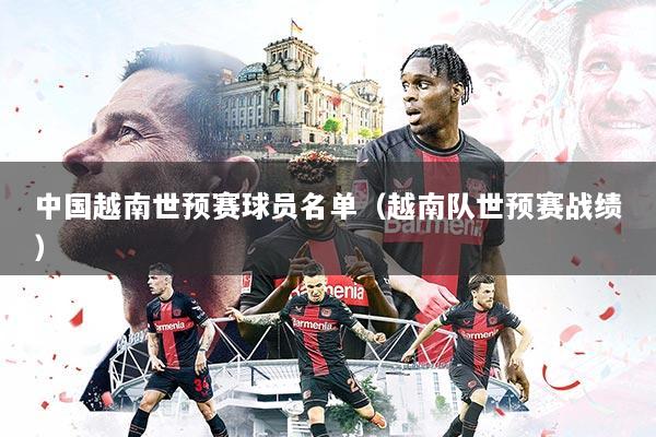中国越南世预赛球员名单（越南队世预赛战绩）