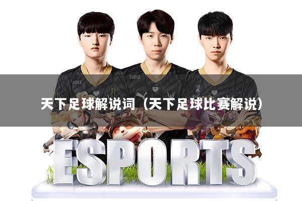 天下足球解说词（天下足球比赛解说）